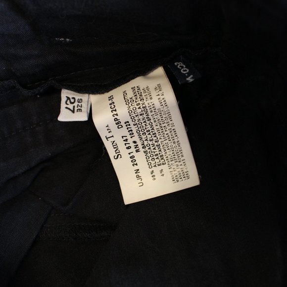 AJ ARMANI BLACK JEANS WOMENS SIZE 27 - Picture 7 of 7